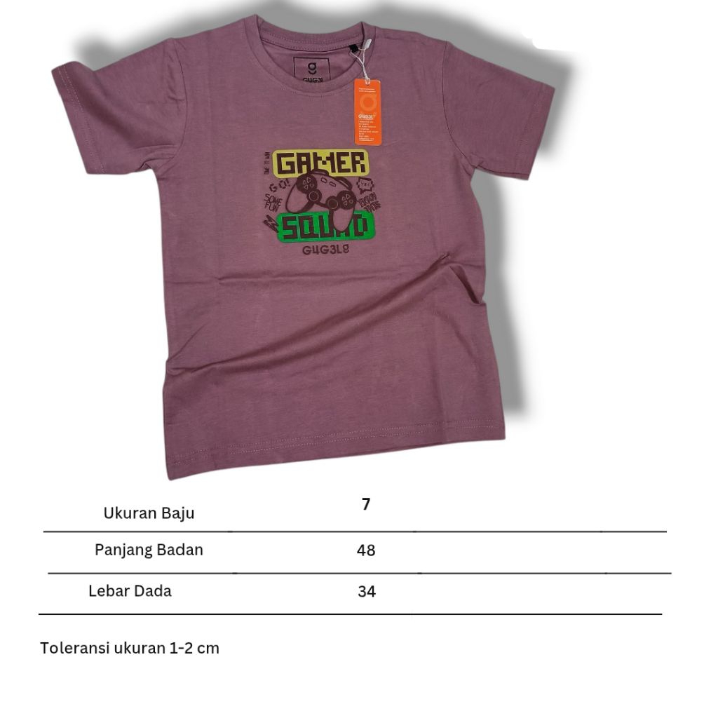 KAOS ANAK GUGEL / KAOS ANAK LAKI-LAKU / KAOS ANAK