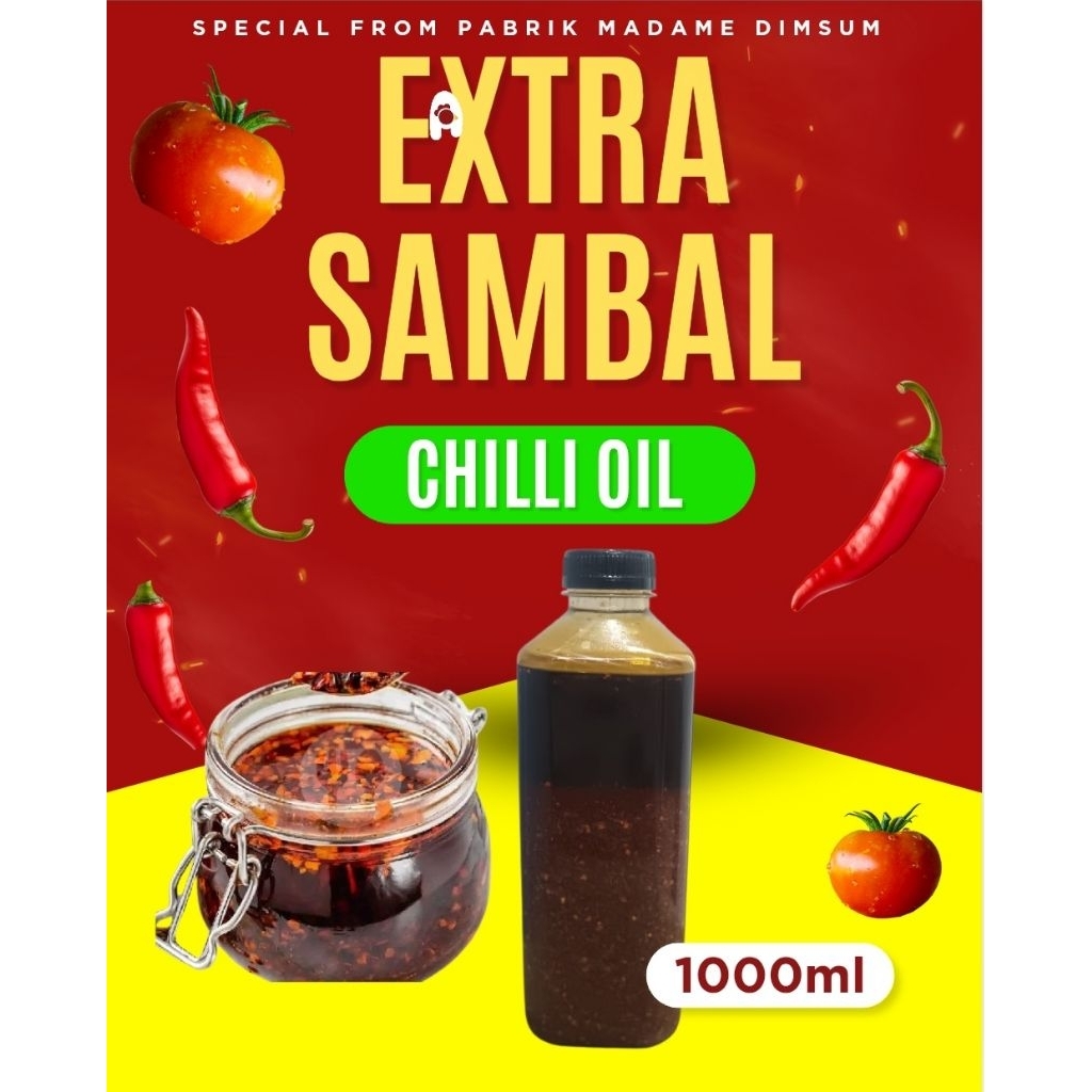 

EXTRA SAOS - SAMBAL CHILLI OIL SUPER PEDAS 1000 ml