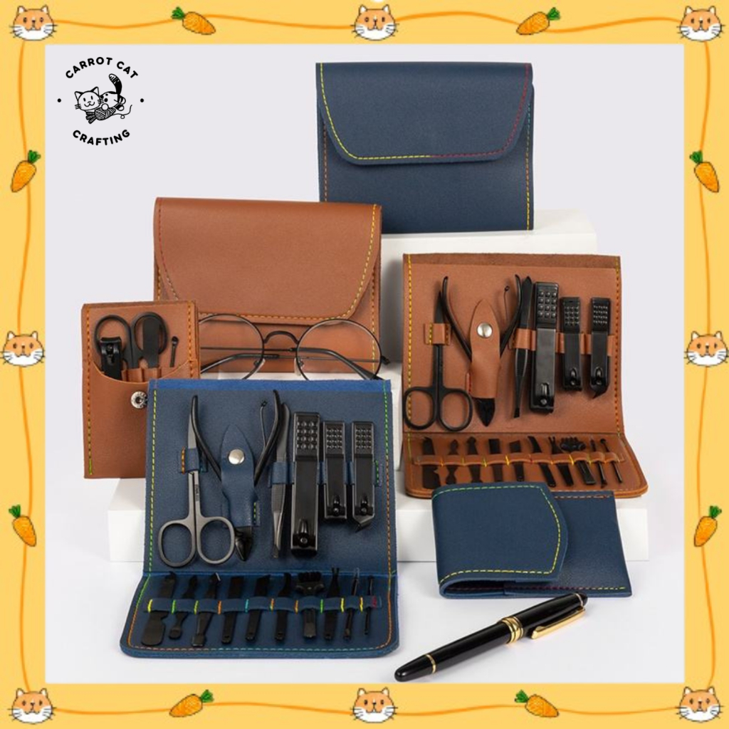 Gunting Kukui Set 19 in 1 Manicure Perawatan kuku