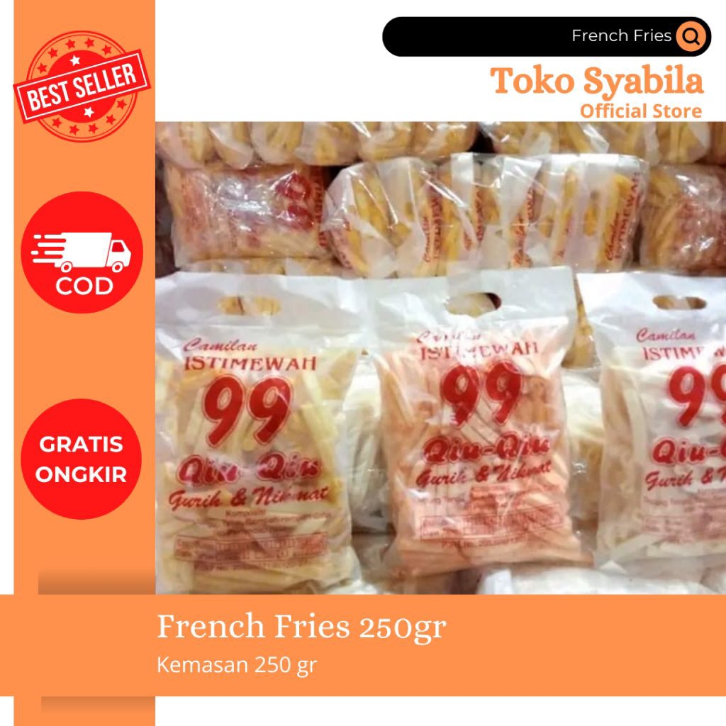 

[ORIGINAL TERMURAH] Stick Kentang 99 Qiu Qiu – Snack Kentang Renyah, Camilan Enak Termurah