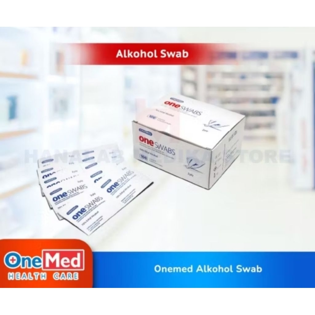 ONEMED alkohol swab steril 100 pcs