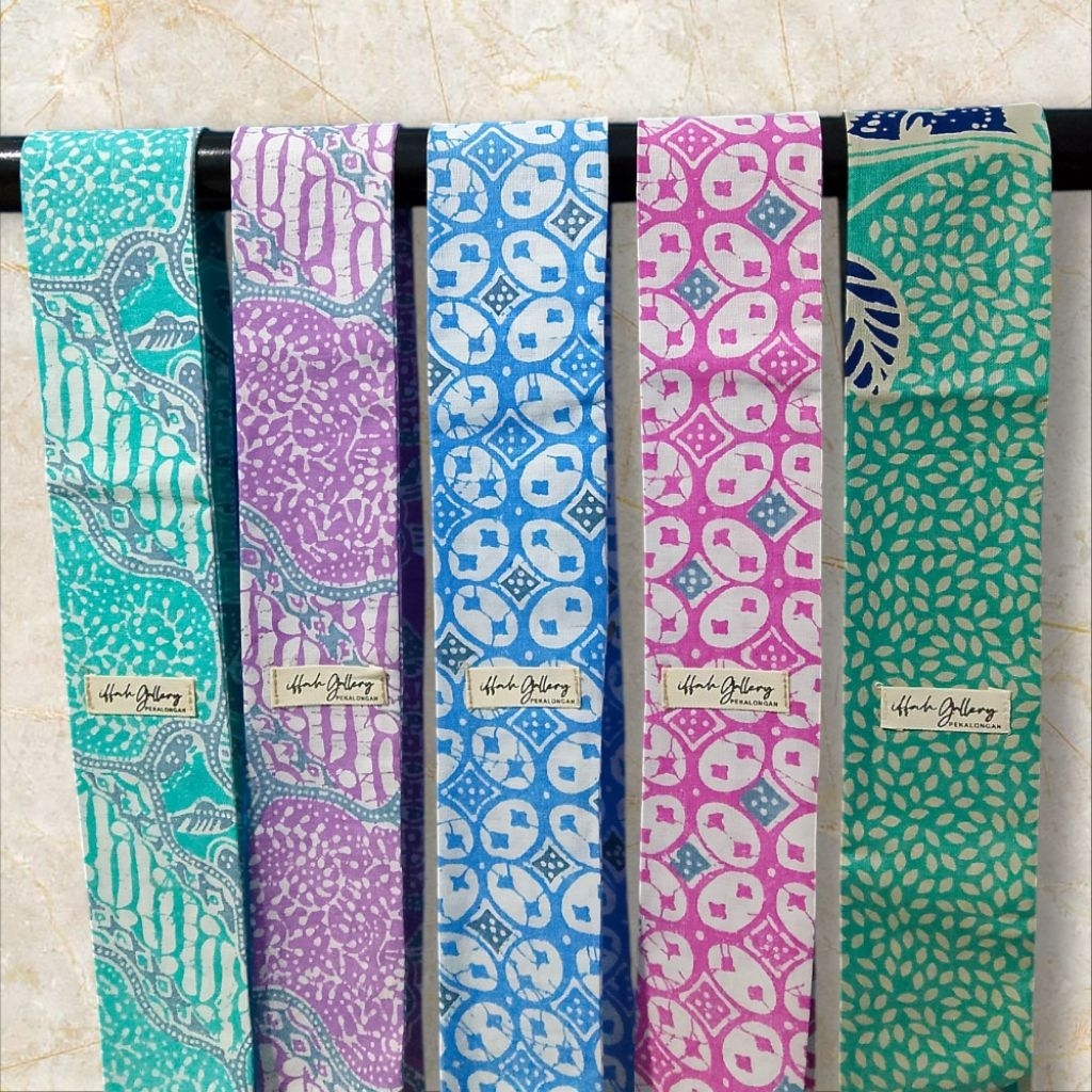 [kwalitas terbaik] twilly batik • syal batik [ ELIZABETH] pekalongan Indonesia