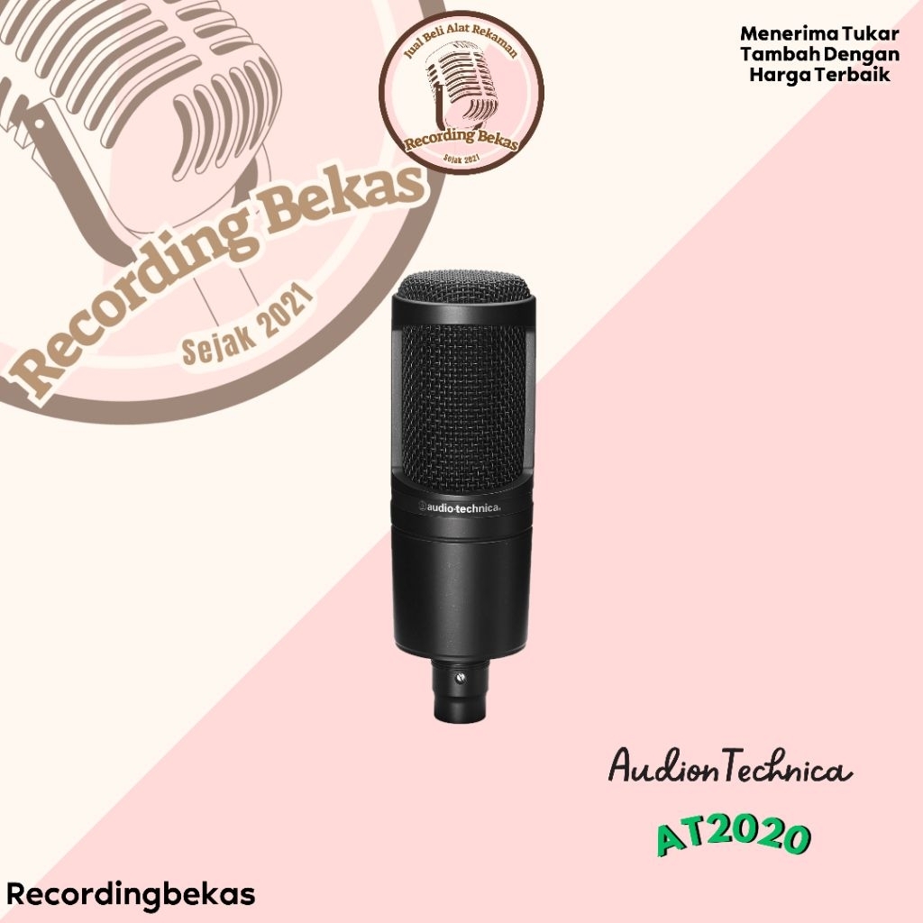 Mic Condenser Audio Technica AT2020