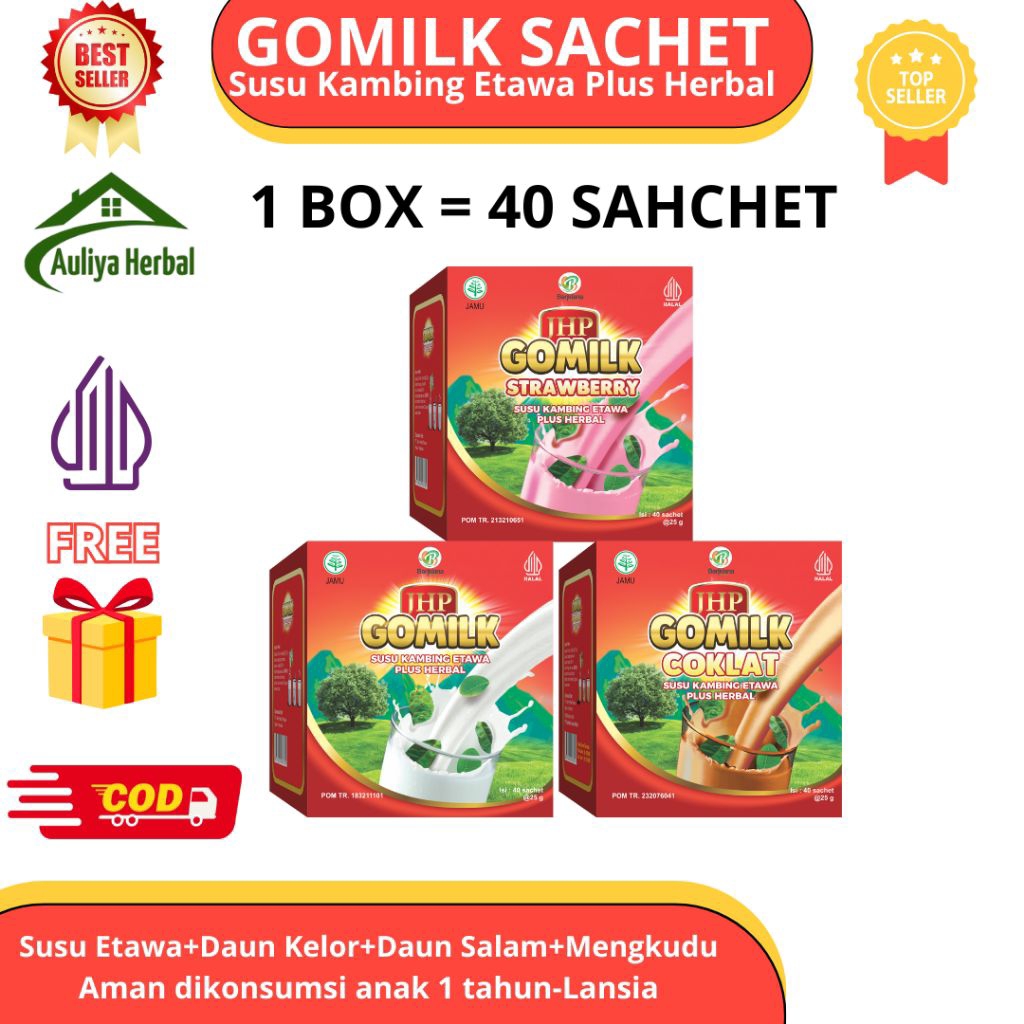 

[BISA COD]GOMILK SUSU KAMBING HERBAL PENAMBAH IMUN