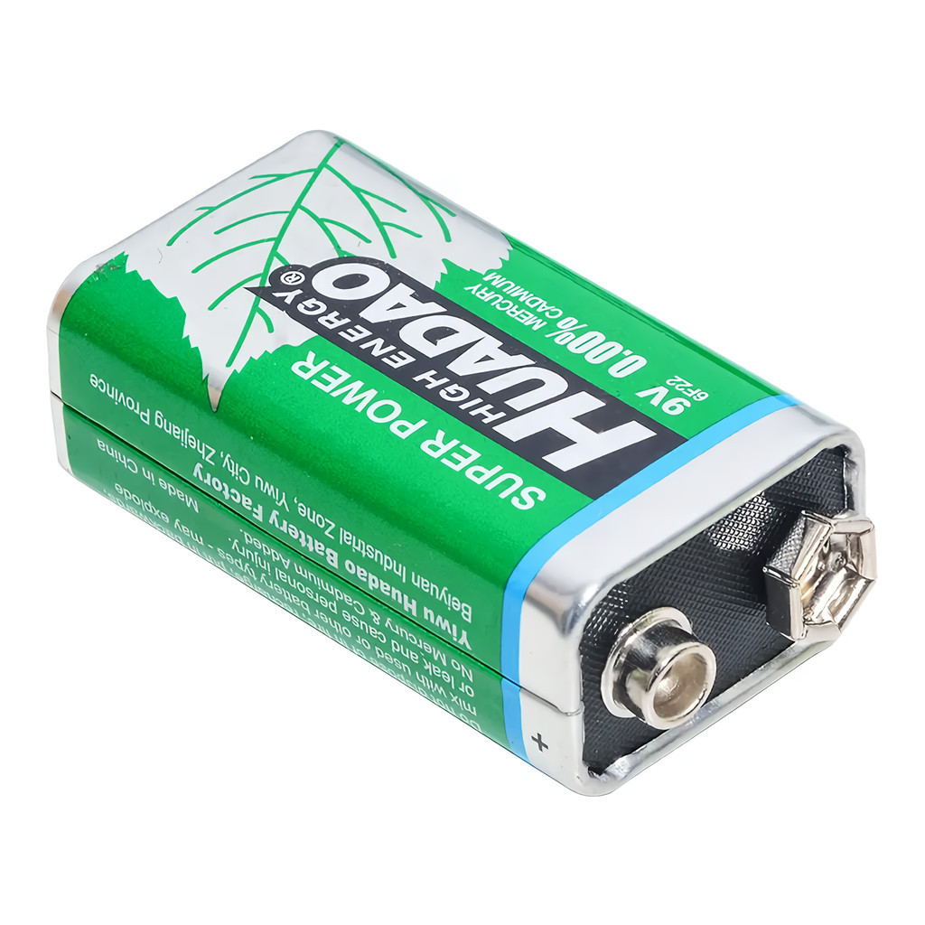 Baterai Batre Kotak 9V Volt Huadao Greener