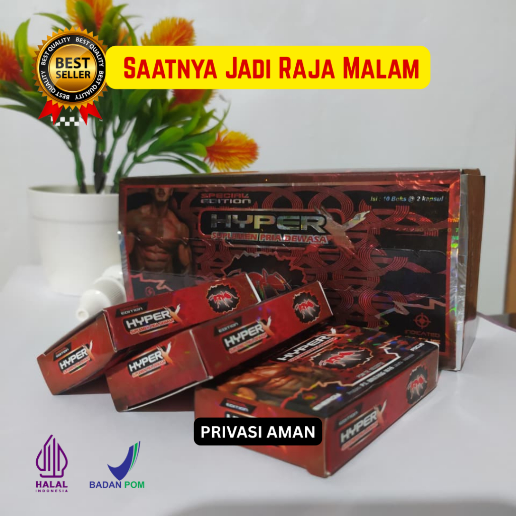 

[ECER] Hyper Madu Bubuk Stamina Pria ORI Isi 5 Pak 10 Butir