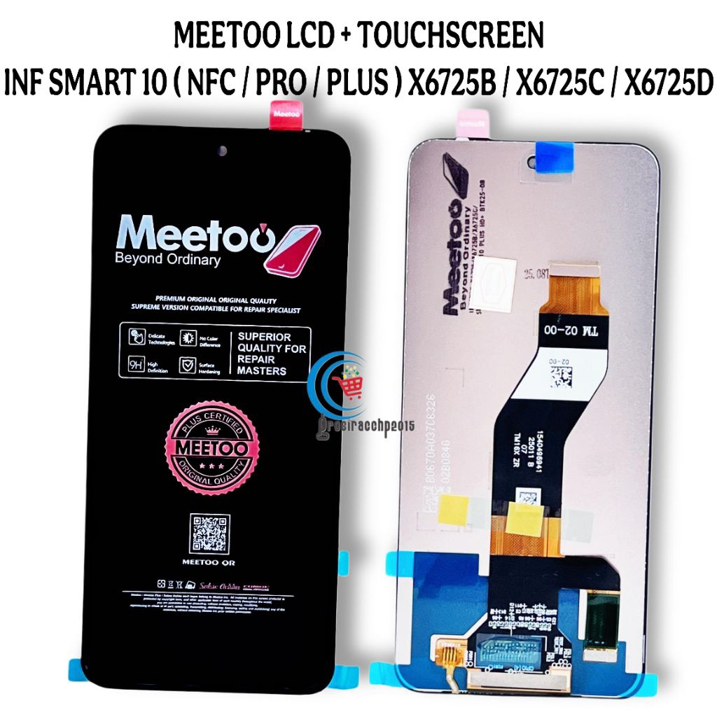LCD + TOUCHSCREEN COMPATIBLE FOR INFINIX SMART 10 ( NFC / PRO / PLUS ) / X6725B / X6725C / X6725D