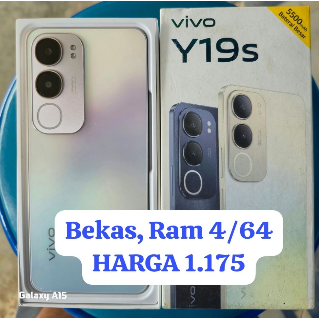 VIVO Y19S RAM 4/64 BEKAS