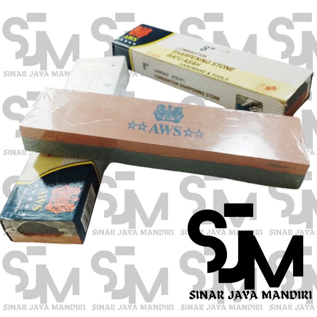 (PROMO) BATU GOSOK ASAH PISAU AWS || UNGKAL ASAH PISAU IMPORT