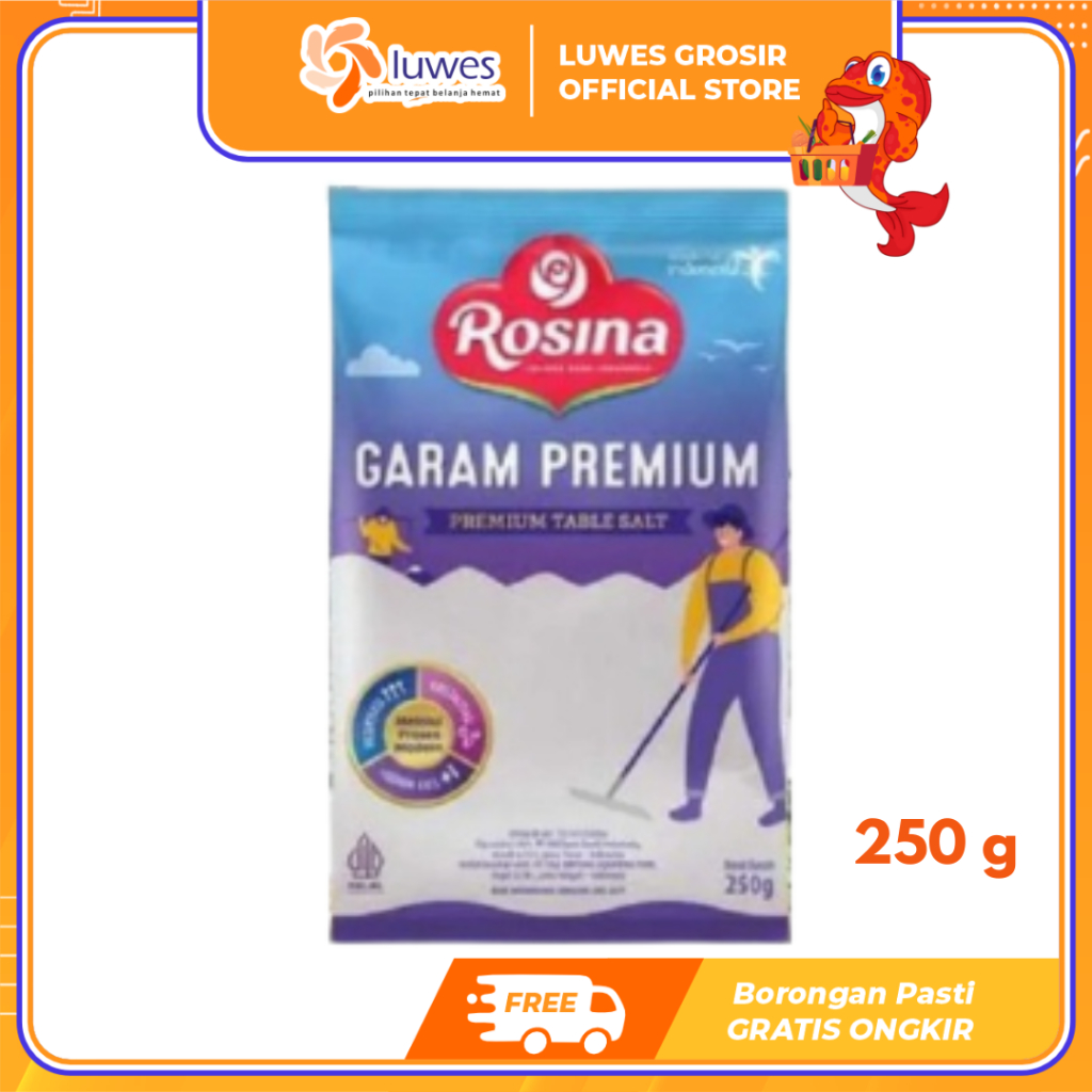 

Rosina Garam Meja Premium 250 g Termurah