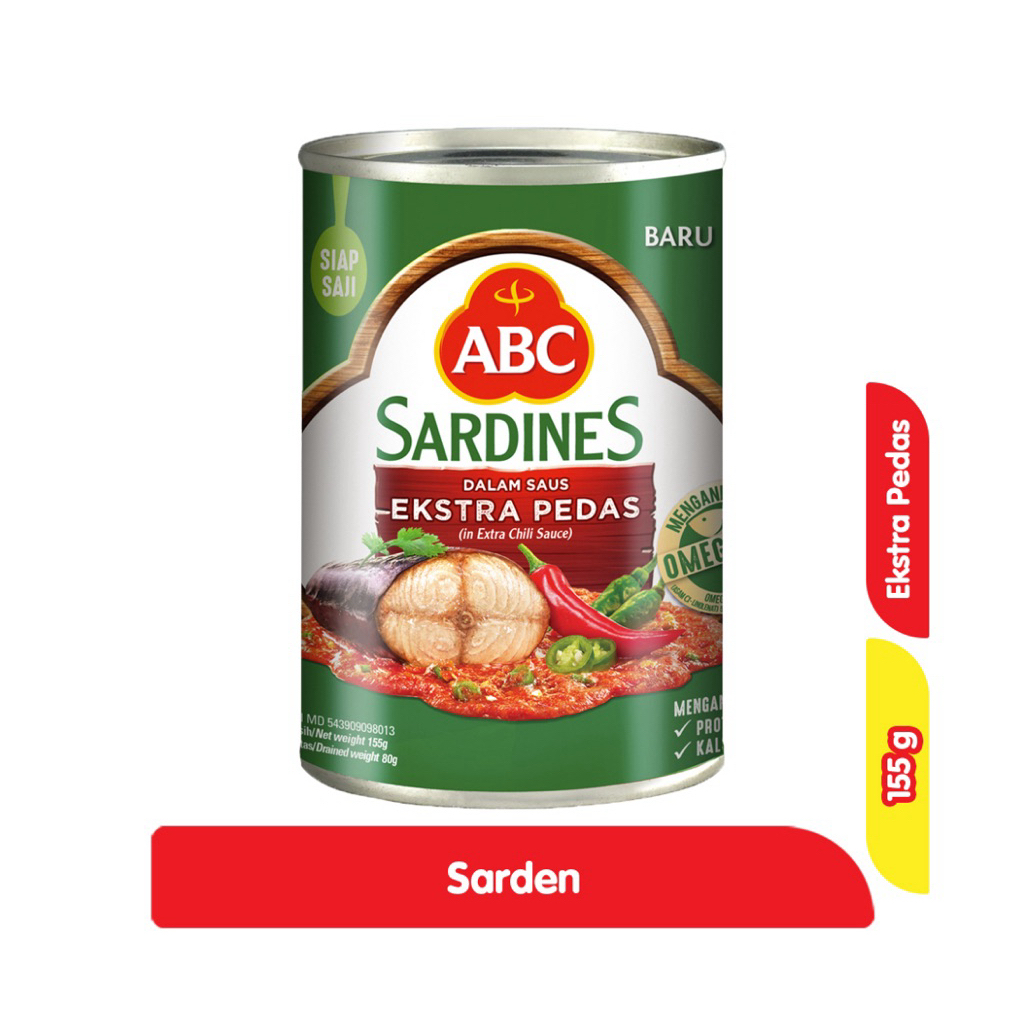 

ABC Sarden Saus Ekstra Pedas 155 g