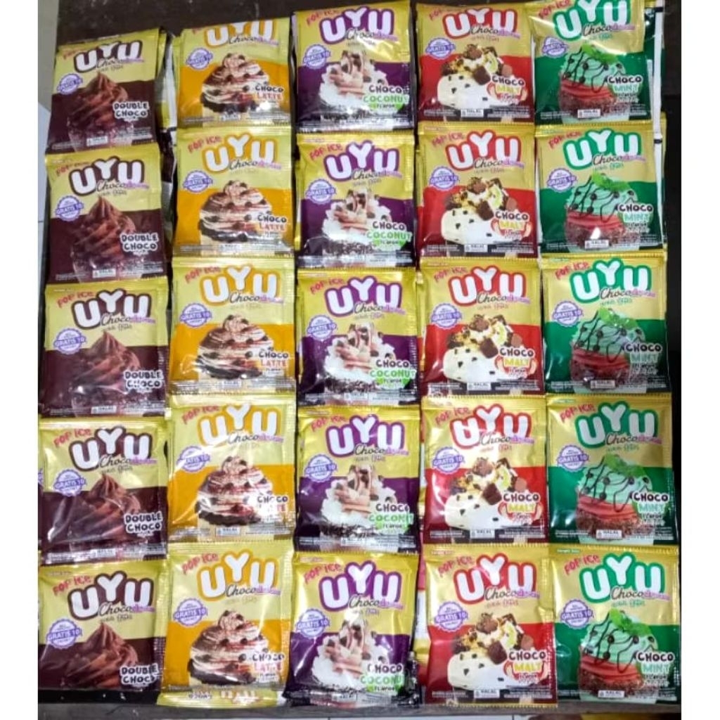 

pop ice uyu chocodream / 1=20 suchet
