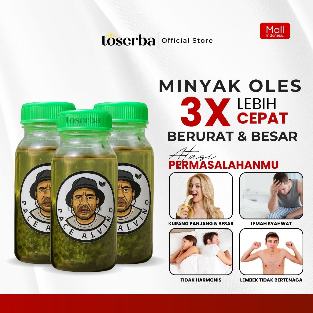 Minyak Urut Papua / Minyak Alvino Original / Minyak Daun Bungkus Tiga Jari (Free Kain Kasa)