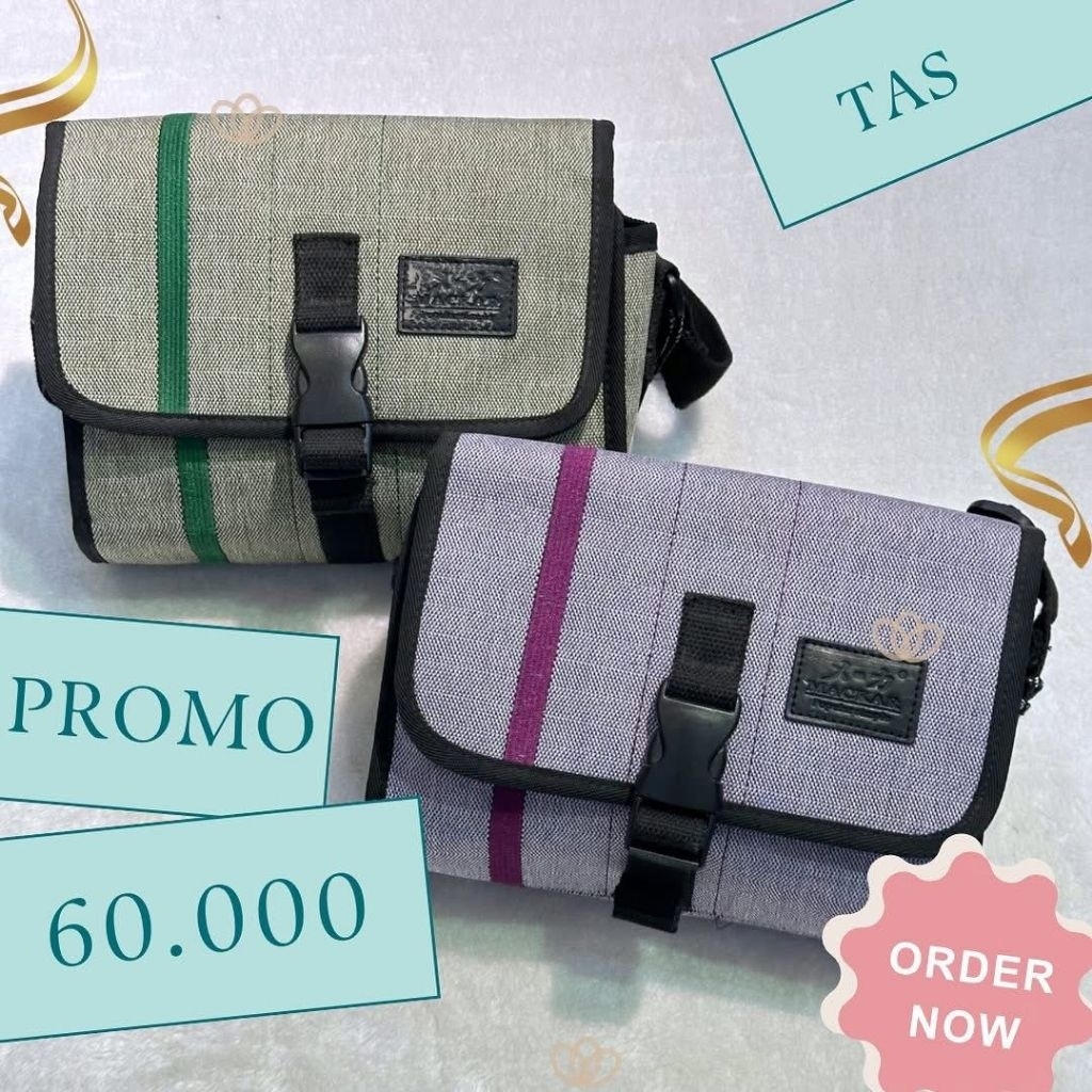 Tas Selempang Pria Termurah Kancing Depan