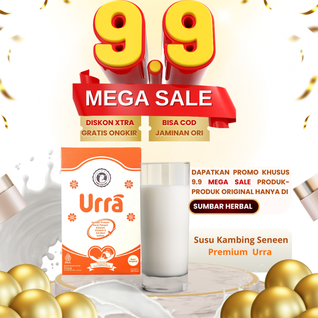 

URRA - Susu Kambing Saanen Untuk Penambah Berat Badan dan Tinggi Badan Anak