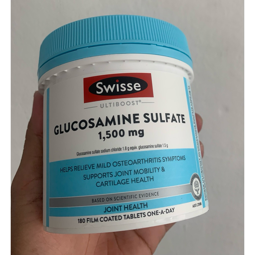 Swisse Glucosamine Sulfate 1500mg 180 Tablets