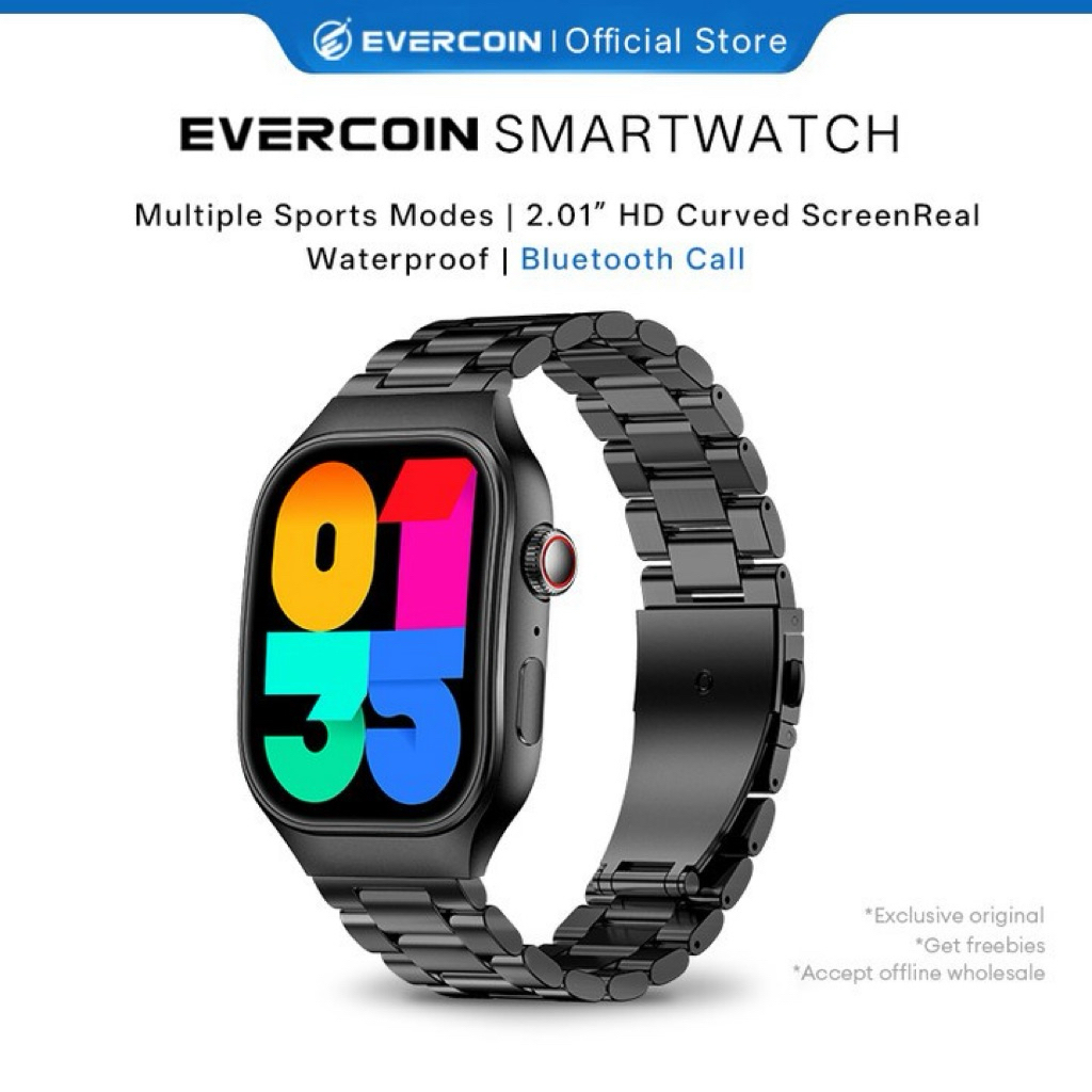 Smartwatch Evercoin Watch 9 Pro S | Smartwatch Muslim Sholat 5 Waktu Tasbih