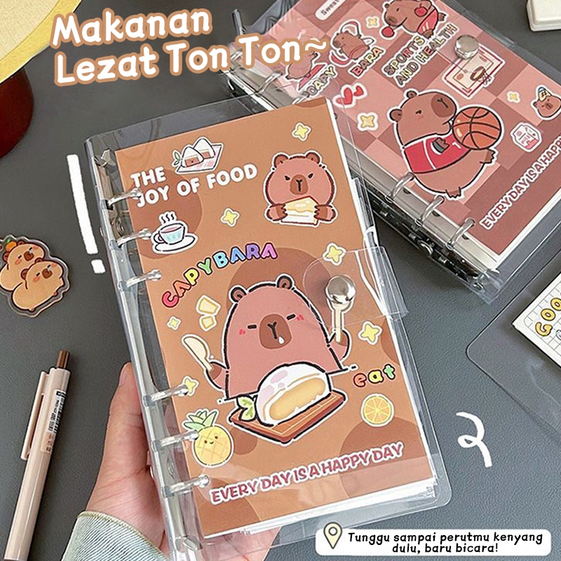 

Notebook Lucu Karakter Capybara – dengan Desain Imut, Bisa Ganti Isi – Buku Catatan Anak & Remaja