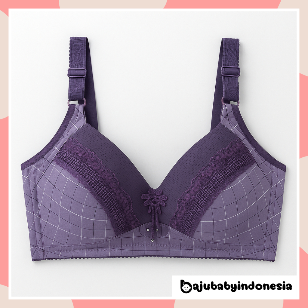 BBI Bra premium big size perempuan tanpa kawat bra wanita jumbo pakaian dalam dewasa sexy cup C ukur