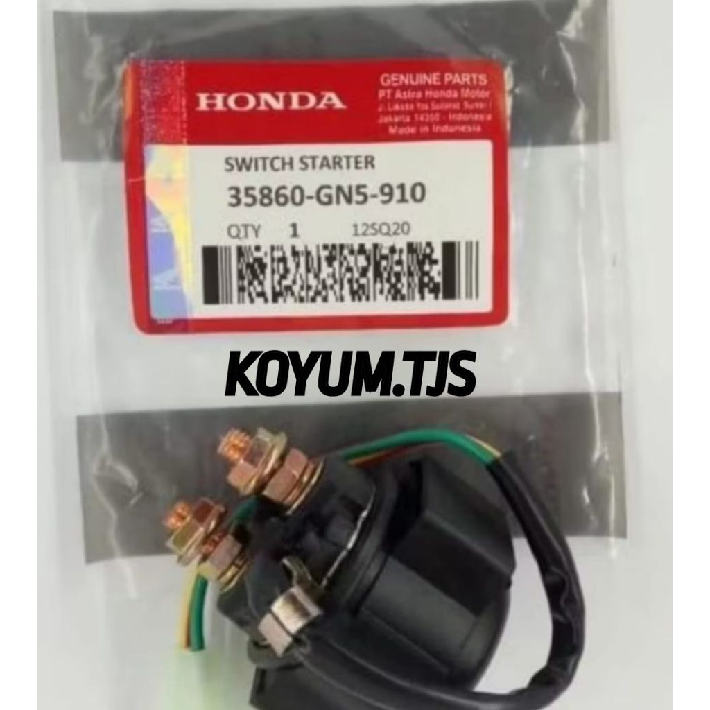 BENDIK STATER SWITCH STATER GN5 UNTUK MOTOR HONDA GRAND/SUPRA X LAMA/REVO 100/TIGER/ASTREA/LEGENDA O