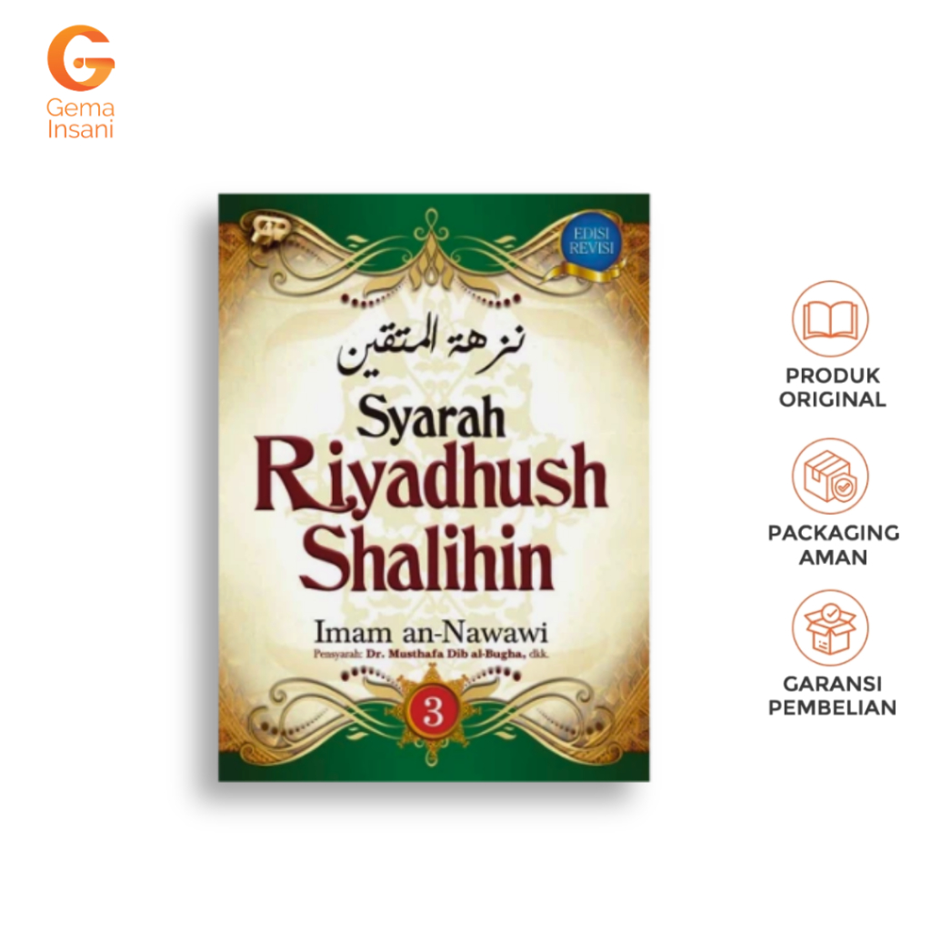 Gema Insani Buku Hadits Syarah Riyadhus Shalihin Jilid 3 Edisi Baru Explanation Of Riyadhus Volume 3