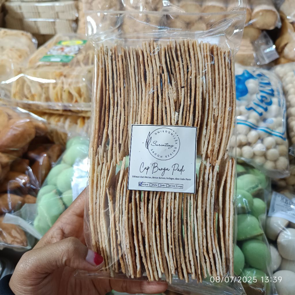 kereng / sagon kering pipih khas wonosobo