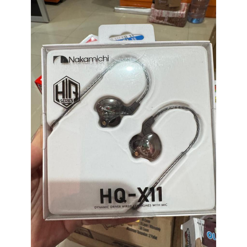 Nakamichi HQ X11 Dynamic Driver In Ear Monitor Wired Earphone Mic