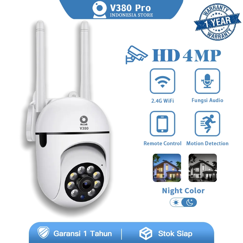 SR25 - V380 Pro Outdoor CCTV Smart Wifi HD CCTV Two-Way Voice 360 Pemantauan Auto Tracking