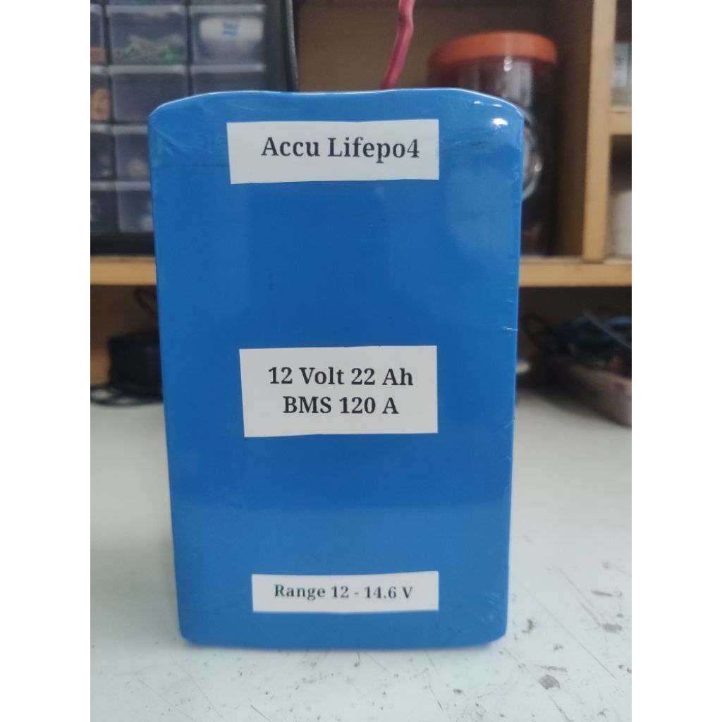 aki motor/mobil Battery lifepo4 4s 12v 22ah dengan bms