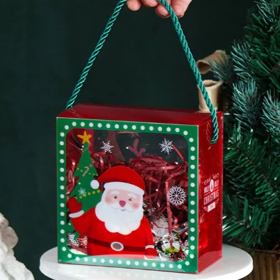 

Goodie Bag Mika Tenteng Besar Natal Motif Xmas Snow Box Kue Cookies Hampers Hadiah Perayaan Merry Christmas