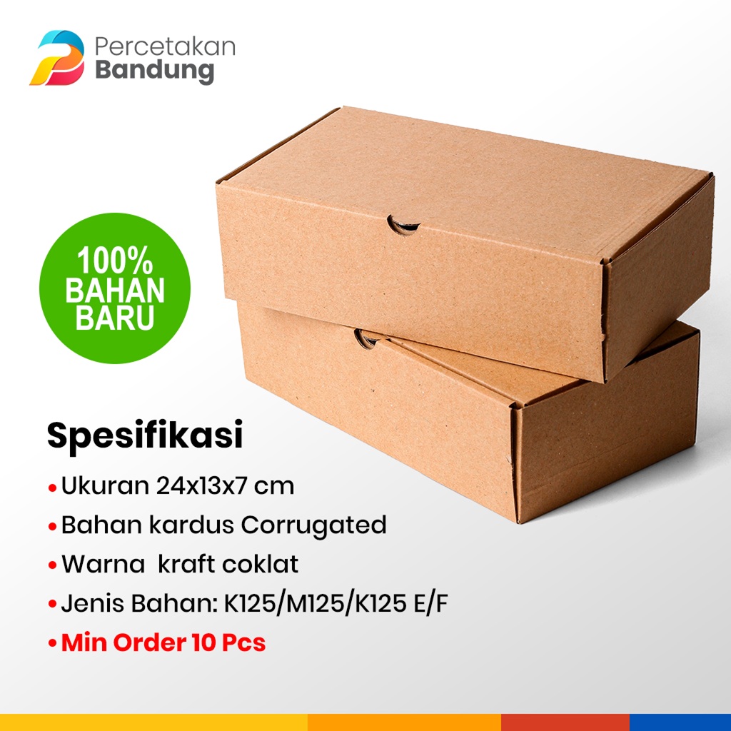 

Kardus Corrugated 24x13x7 CM | Die Cut | Kotak Karton | Box Packing Souvenir Pizza