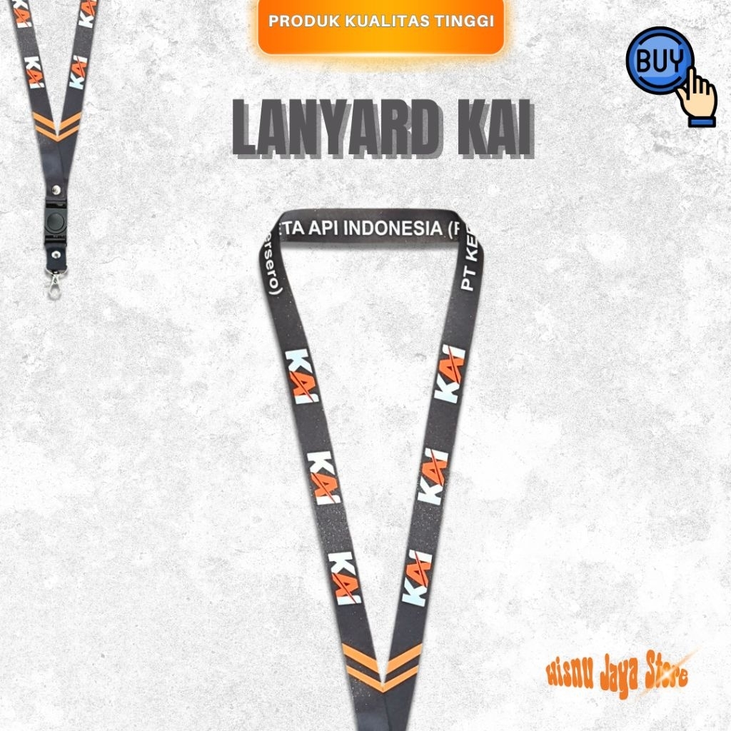

LANYARD TALI ID CARD (KAI) KERETA API INDONESIA TERBARU | LANYARD KAI GROSIR TERMURAH & BERKUALITAS READY STOK!!