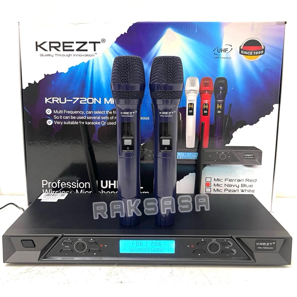 Mic wireless Krezt KRU 720N mkii original Kru 720 N krezt kru 720n