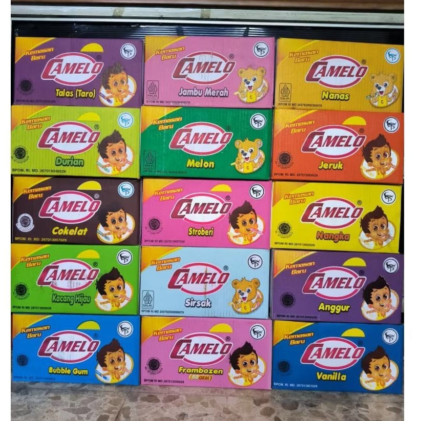 

CAMELO BUBUK ES INJECT/BUBUK MINUMAN/ES CAMELO RENCENG ISI 20