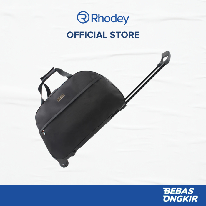 Rhodey Tas Koper Duffle Travel Bag with Trolley Size L