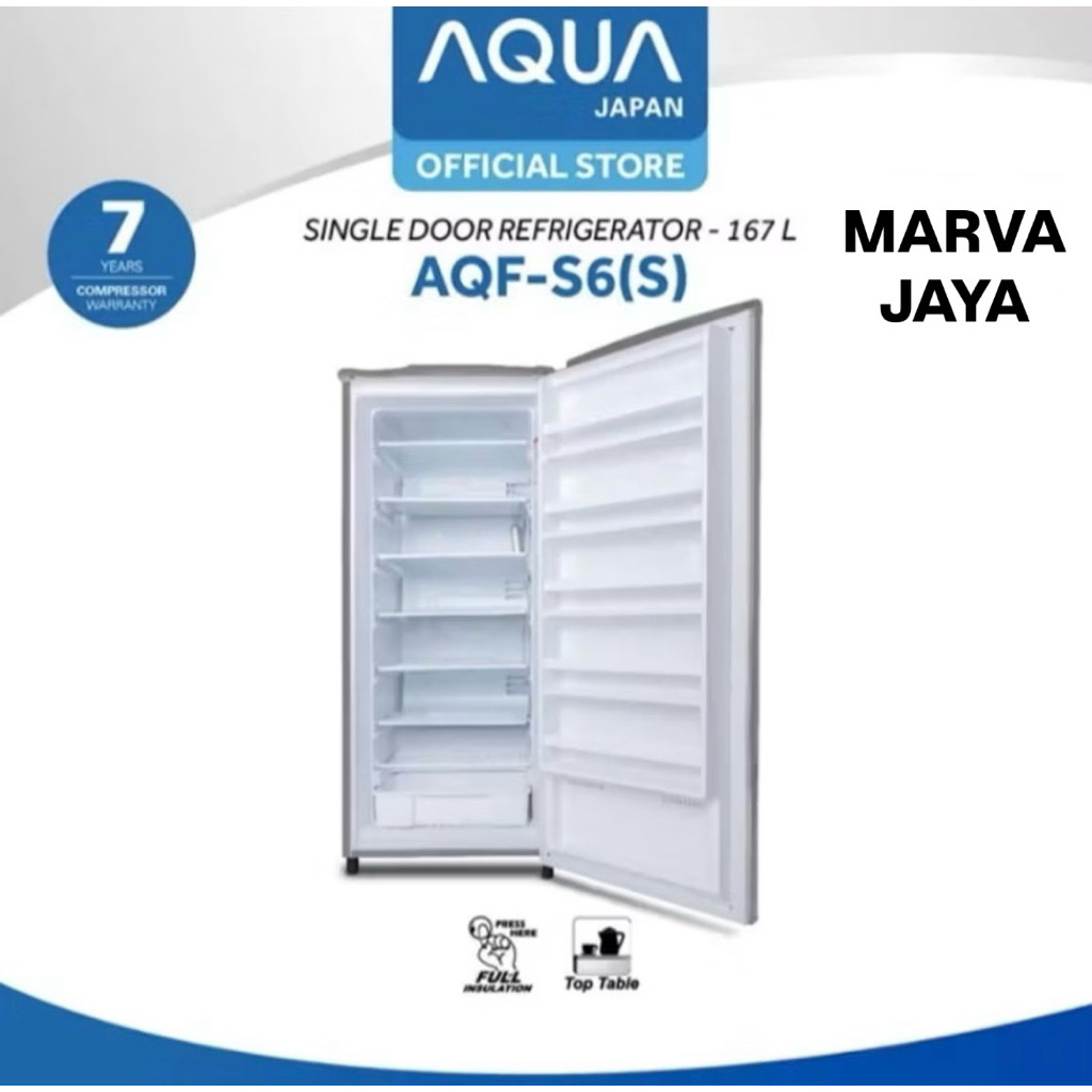 Kulkas Freezer Aqua AQF-S6(S/DS) - Garansi Resmi Aqua