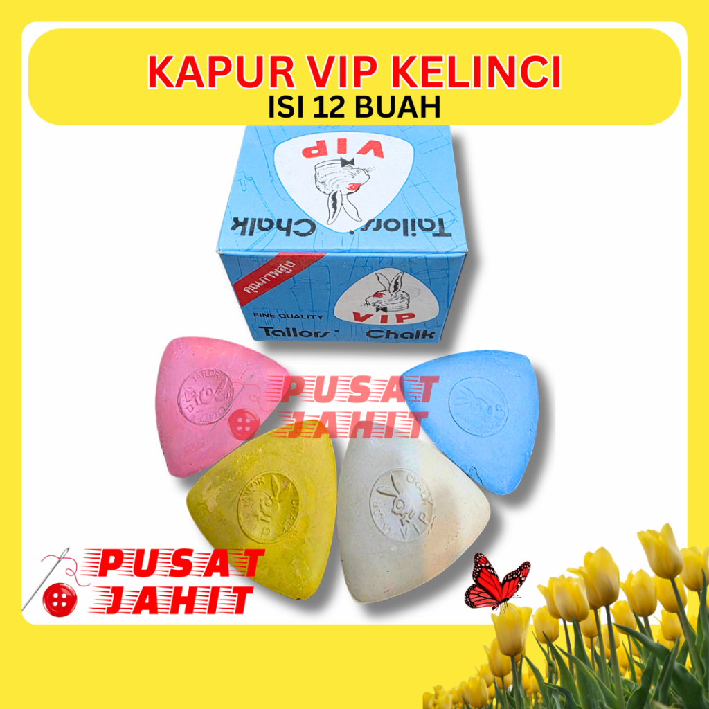 (KOTAK) Kapur Jahit KELINCI VIP