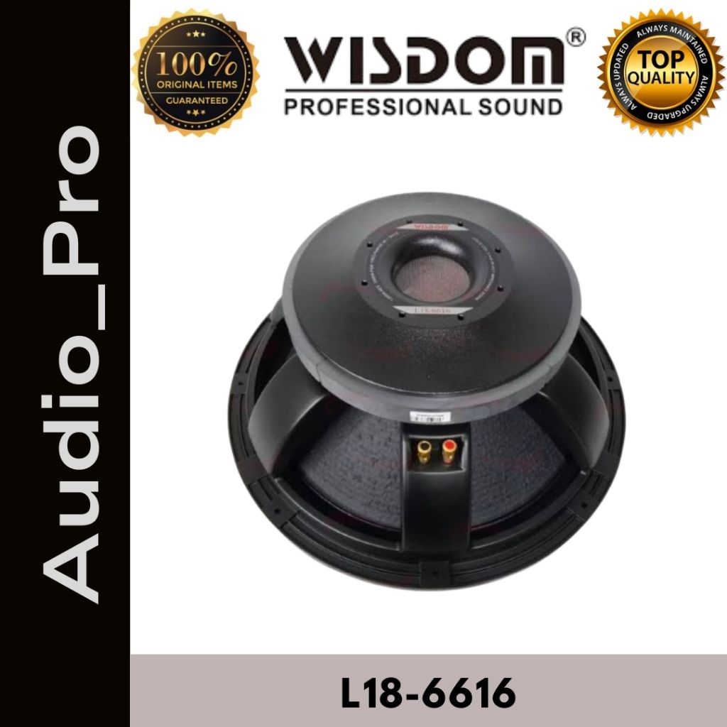 Speaker Component Wisdom L18-6616 / Woofer 18inch Wisdom / Speaker Component 18in L18 6616 | L186616