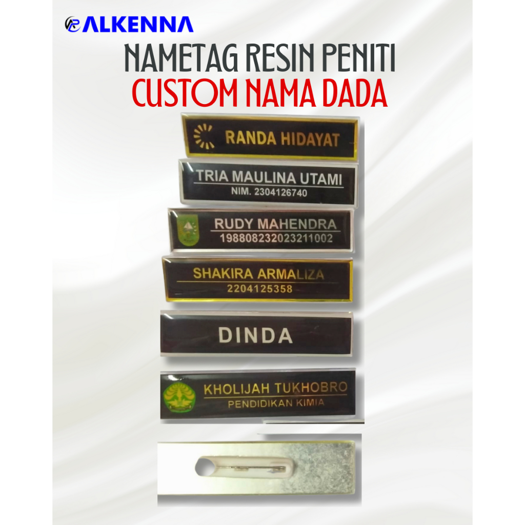 

Nametag Resin Peniti Custom Nama Dada | Cocok untuk Kantor, Sekolah, Organisasi 1-2 Hari Selesai
