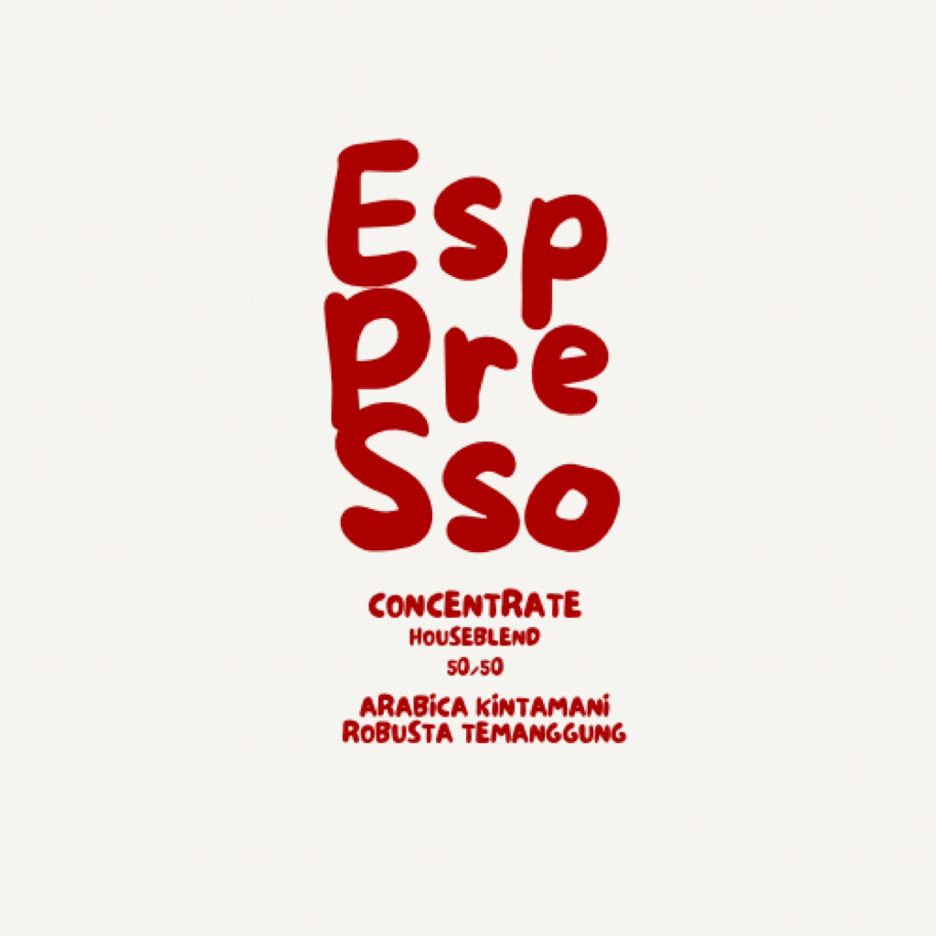 

ESPRESSO KONSENTRAT/ESPRESSO CAIR 1LITER HOUSE BLEND 50%ARABICA 50%ROBUSTA