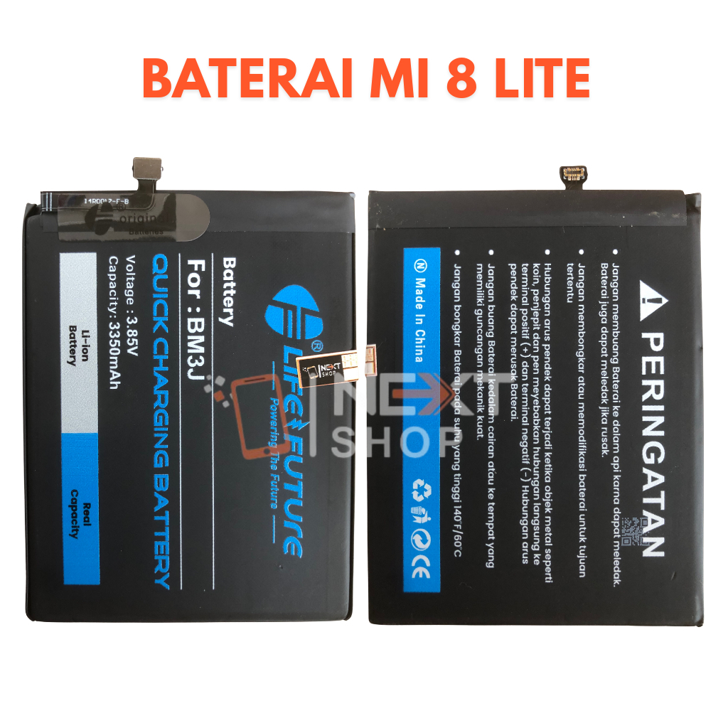 BATERAI XIAOMI MI 8 LITE / BM3J  DOUBLE POWER LIFE FUTURE