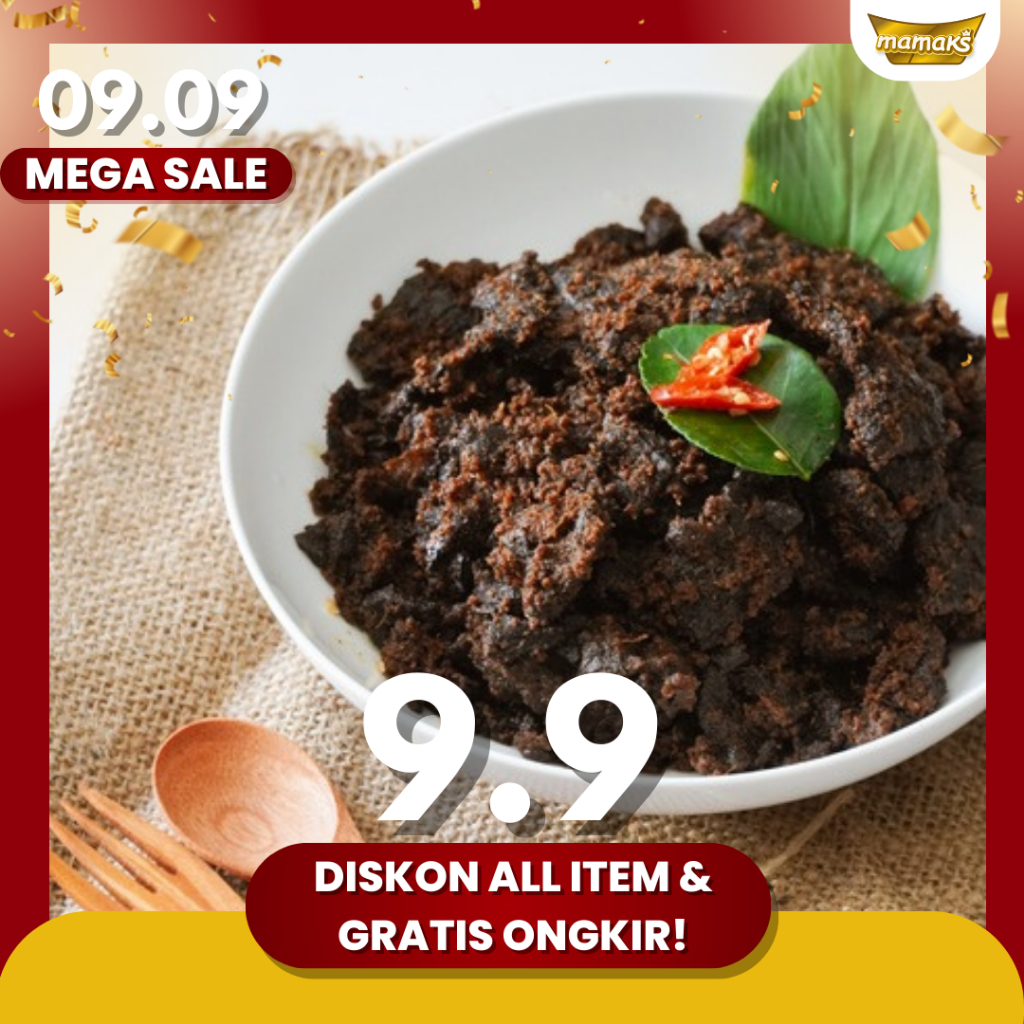 

Rendang Padang Paru Sapi 250 gram (Halal MUI BPOM) - Mamaks