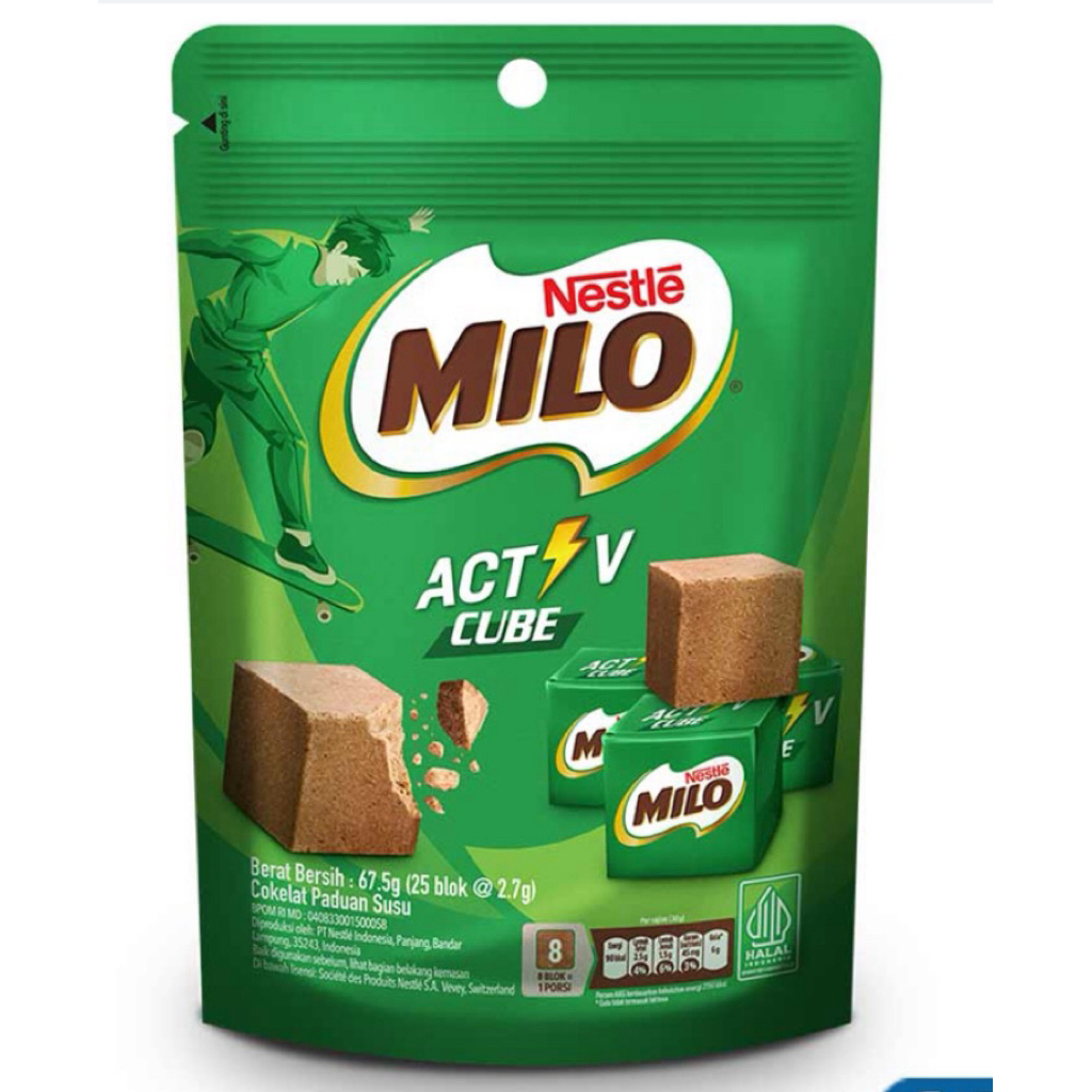 

Milo cube pouch isi 25pcs