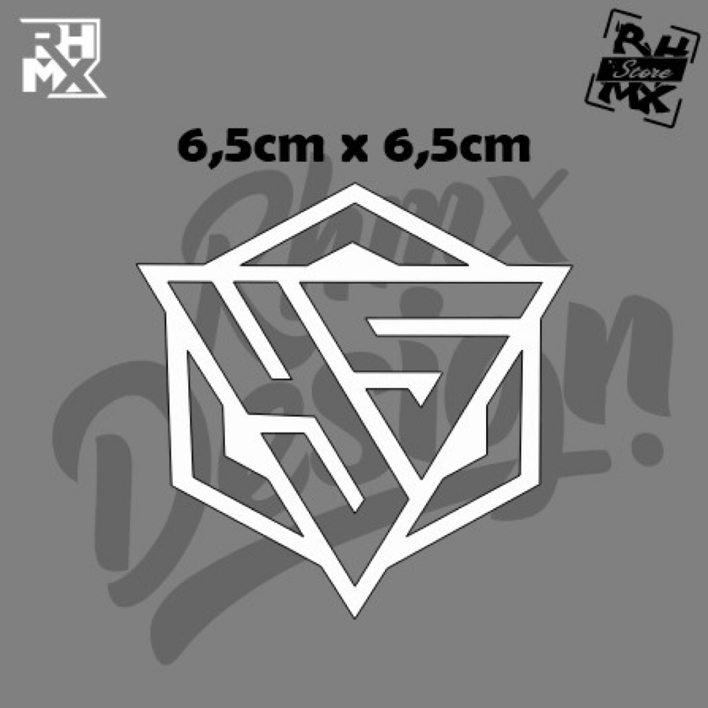 Stiker Cutting LOGO YS Stiker Viral Terbaru Stiker Motor Mobil Helm sticker koyok YS kating