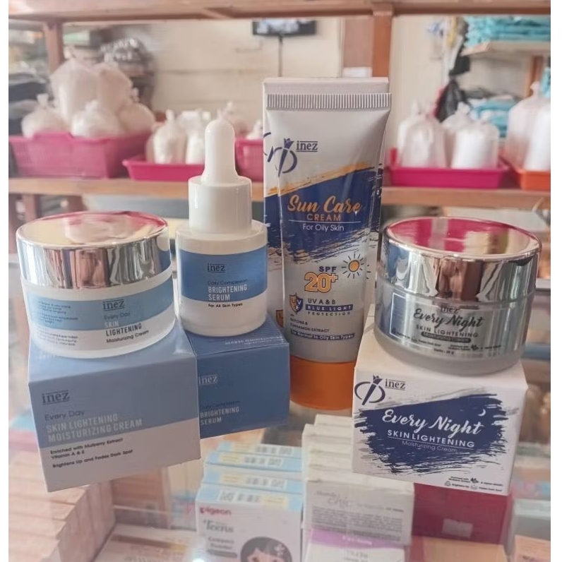 inez paket cream pemutih skincare bpom halal