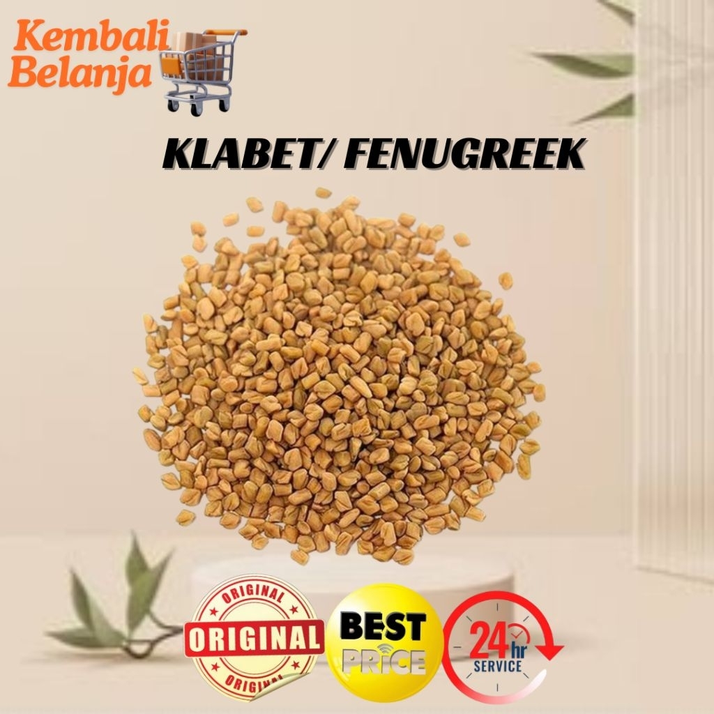 

Biji Klabet/ Kelabet/ Fenugreek 250 Gram