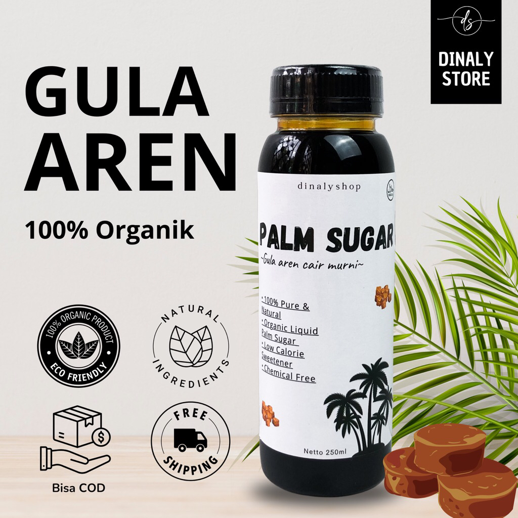

Gula Aren Cair PREMIUM ORGANIK 250 ml / Palm Sugar Liquid / Gula Aren Murni Asli