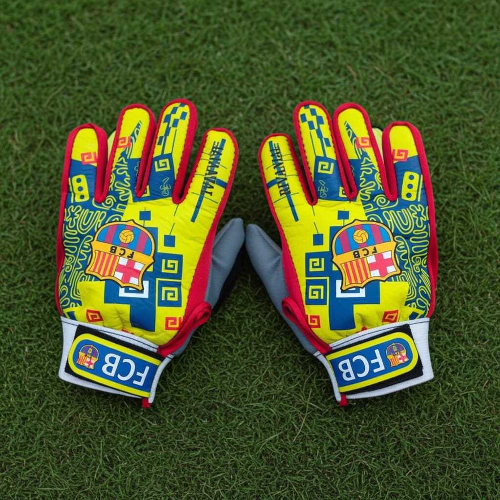 biker_ glove sarung tangan kiper anak/sarung tangan barcelona