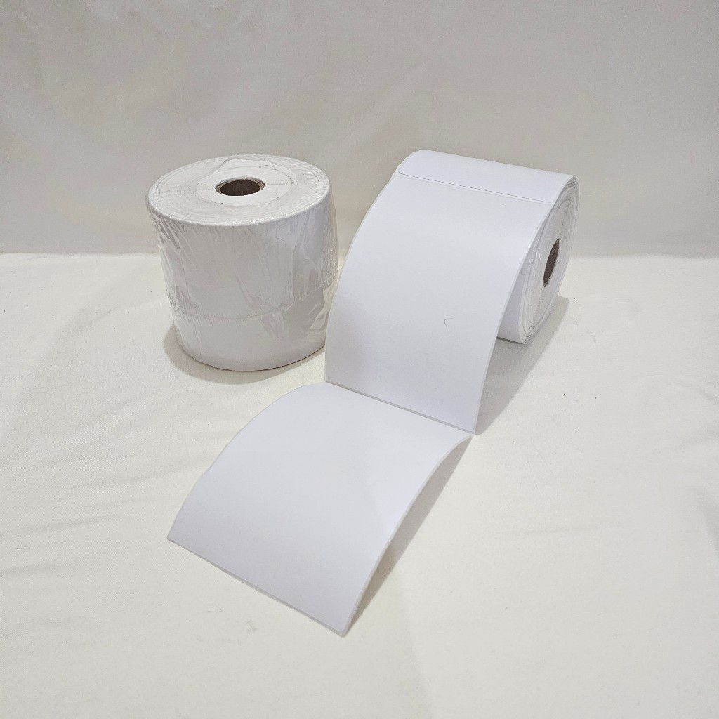 

Label Stiker Thermal 10x15cm Roll Isi 500 pcs / Kertas Label Online Shop Termal Resi