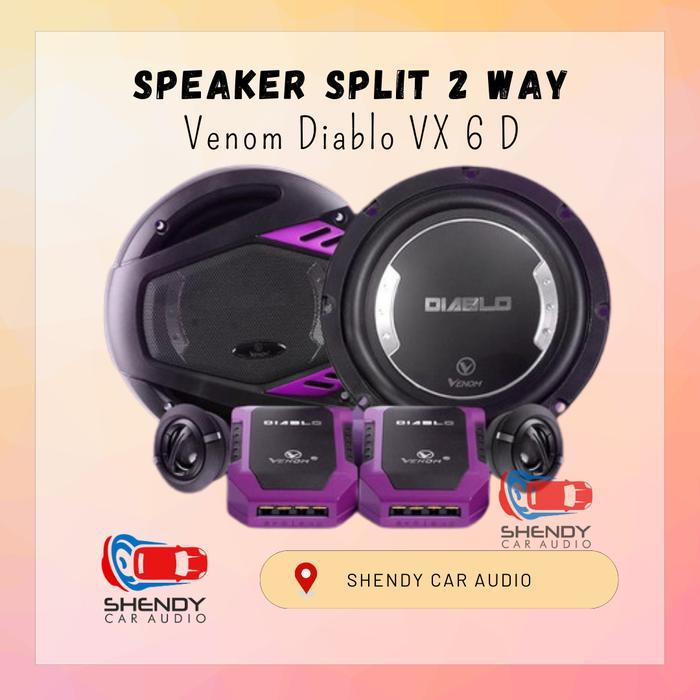 Speaker Split Venom Diablo VX6D Speaker Split Venom Diablo VX 6 D
